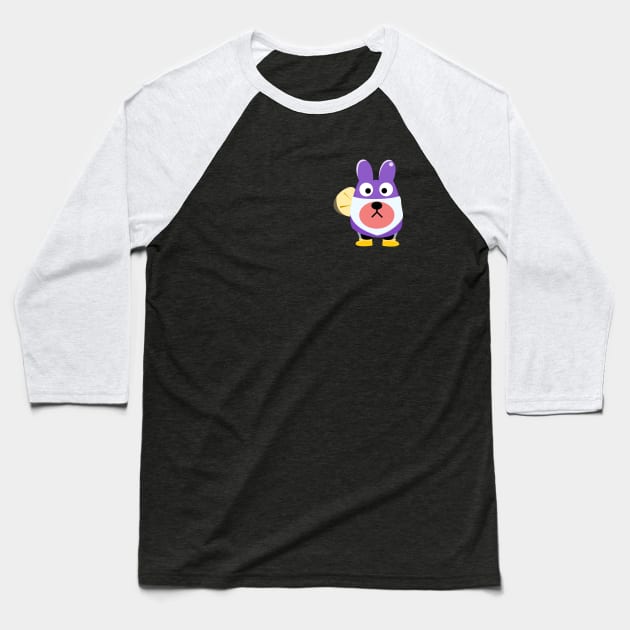 pocket bumbnabbit change of wardrobe (bear/kuma) Baseball T-Shirt by prettyguardianstudio